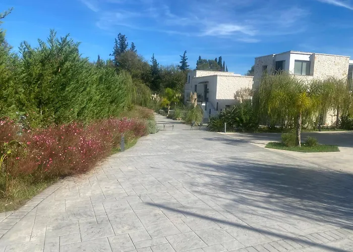 빌라 Rans Luxury & In Corfu With Swimming Pool 고우비아