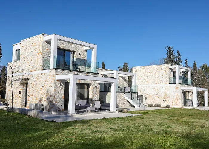 Vilă Rans Luxury & In Corfu With Swimming Pool